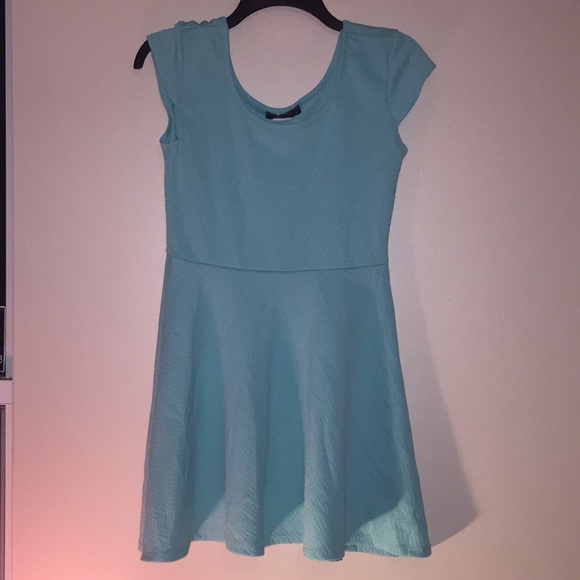 Pretty Blue Thigh Flare Dress - Picture 1 of 3